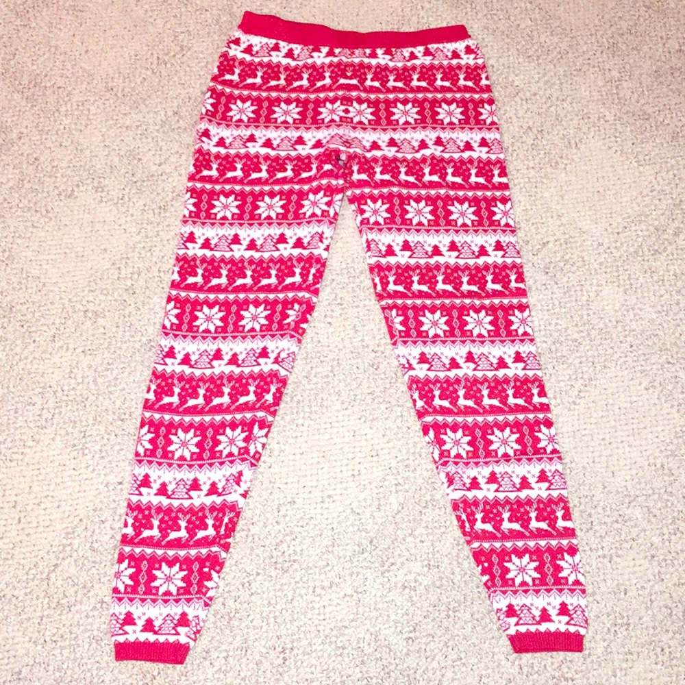 Mossimo Supply Co. Leggings Holiday Size Large